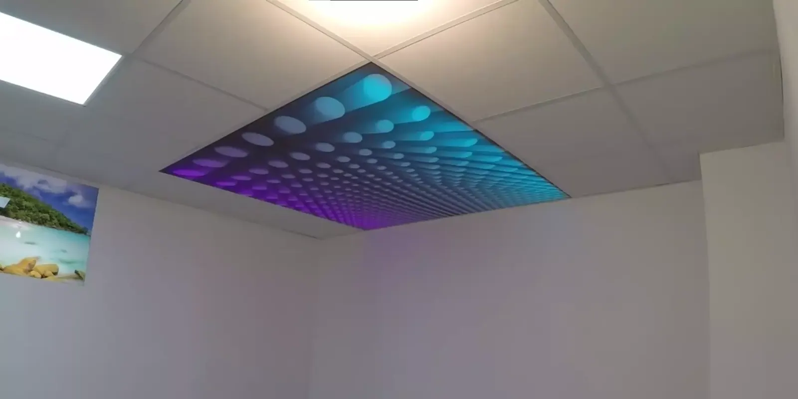 3D натяжной потолок для офиса — Липецк, Свиридова, 9, фото 1